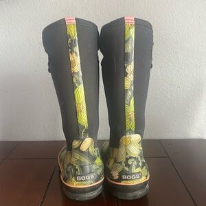 Floral Bogs boots